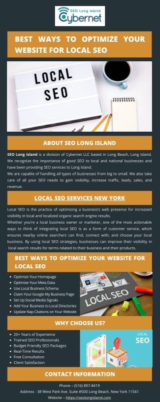 Best Ways to Optimize Your Website for Local SEO