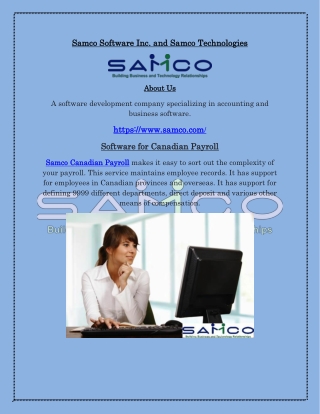 Canadian Payroll Software