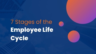 7 Stages of the Employee Life cycle