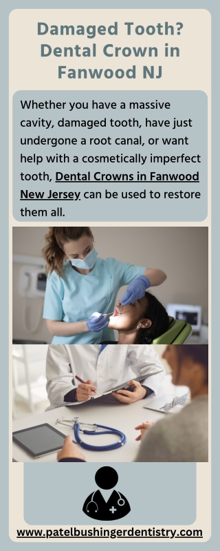 Damaged Tooth Dental Crown in Fanwood NJ