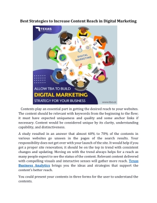 Best Strategies to Increase Content Reach in Digital Marketing