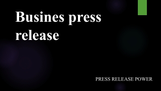 Business Press Release.pptx