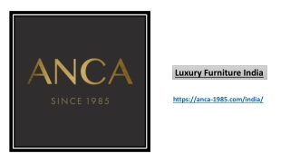 Luxury Furniture India