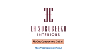 Fit Out Contractors Dubai