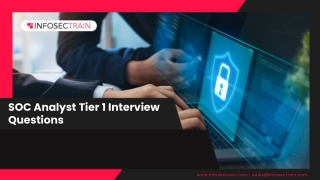 SOC Analyst Tier 1 Interview Questions