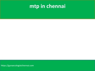 mtp in chennai