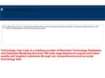 Technology Email List Database