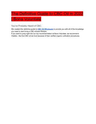 The Definitive Guide to CBC Oil in 2022 _ Bona Voluntate