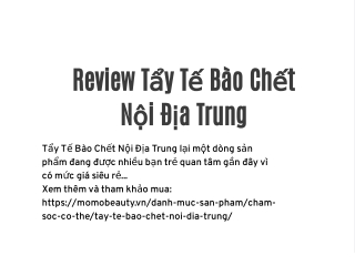 Review Tẩy Tế Bào Chết Nội Địa Trung