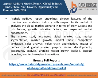 Asphalt Additive Market