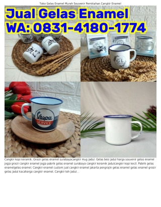 Ö8ᣮ1•Կ18Ö•1ᜪᜪԿ (WA) Jual Gelas Jadul Cangkir Enamel Jogja