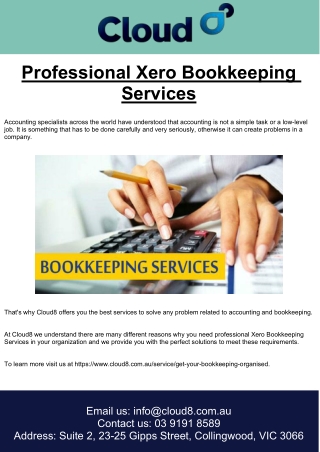 Professional Xero Bookkeeping Services