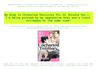 (EBOOK My Body Is Uncharted Territory Vol.02 (Kindle ver.) I'm being pursued by my aggressive boss and a timid colleague