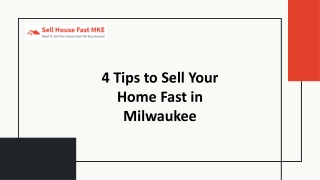 Tips to Sell a House Fast in Milwaukee | Sell House Fast MKE