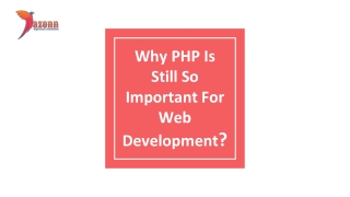 Why PHP Is Still So Important For Web Development?