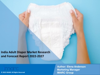 India Adult Diaper Market Report PDF, Industry Trend and Revenue Statistics