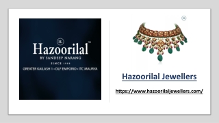 Hazoorilal