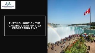 PUTTING LIGHT ON THE CANADA START UP VISA
