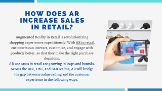 How Does AR Increase Sales in Retail