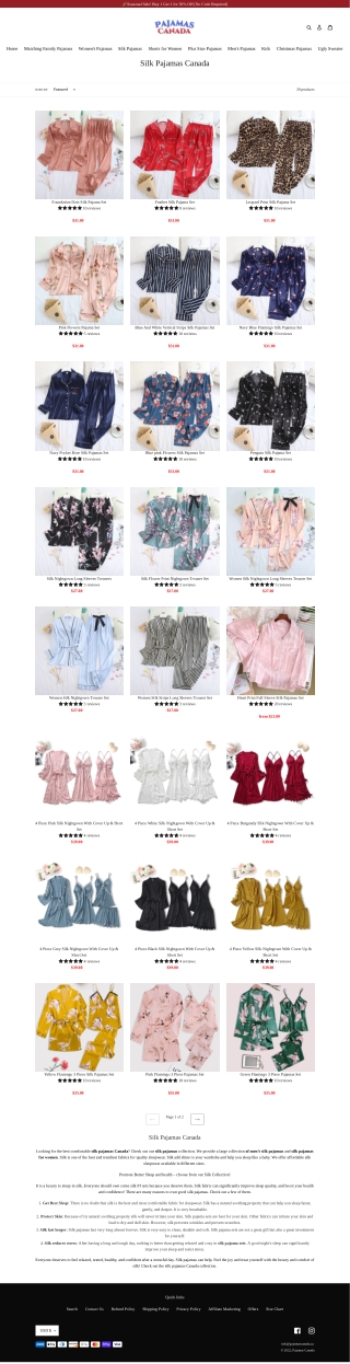 Womens pajamas  Canada
