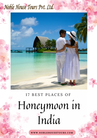 17 Best Places of Honeymoon in India