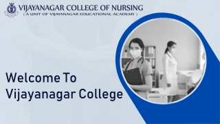 Top BSC Nursing Colleges in Bangalore - Vijayanagar College of Nursing