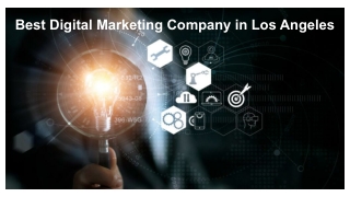 Best Digital Marketing Company in Los Angeles