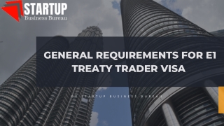 Get To Know About E1 Treaty Trader Visa