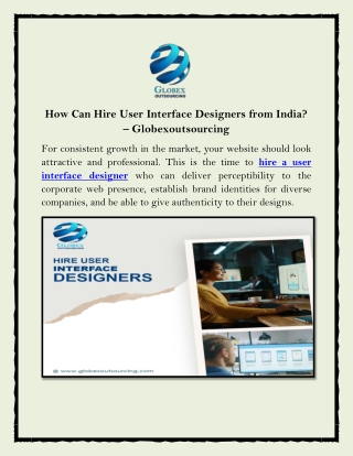 How Can Hire User Interface Designers from India