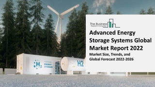 Advanced Energy Storage Systems Global Market Size, Share, Growth, Trends, By Technology, By Application and Regional Fo