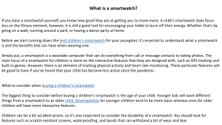What is a smartwatch