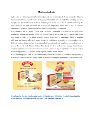 Madhusudan_Butter