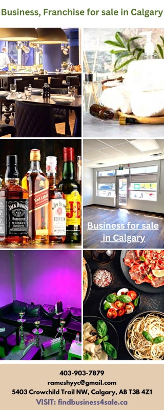 Business, Franchise for sale in Calgary - findbusiness4sale.ca