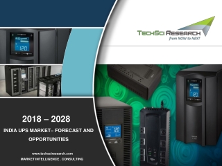 India UPS Market By Size, Share, Trends, Growth, Forecast 2018-2028