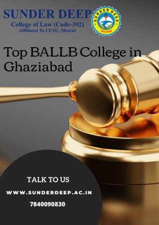 Start your legal journey with this Best Law College in Ghaziabad