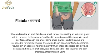 Best fistula treatment in Delhi