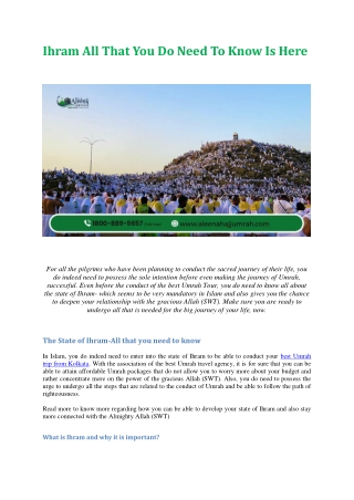 Ihram All That You Do Need To Know Is Here