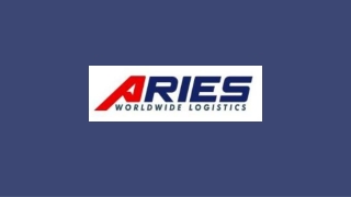 Aerospace And Government Logistics - Aries Worldwide Logistics