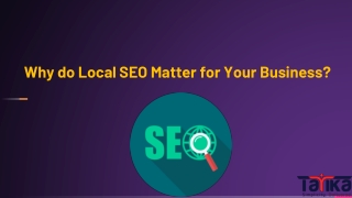 Why do Local SEO Matter for Your Business