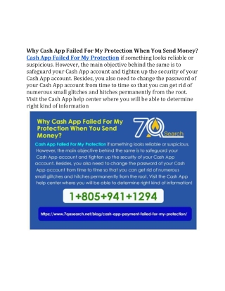 Why Cash App Failed For My Protection When You Send Money