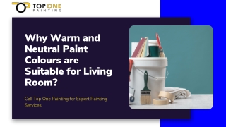 Why Warm and Neutral Paint Colours are Suitable for Living Room