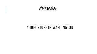 Online shoes store in Washington