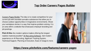 Top Order Careers Pages Builder