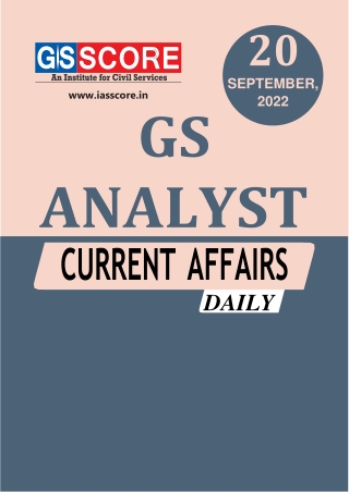 DAILY CURRENT AFFAIRS - 20 SEPTEMBER