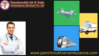 Panchmukhi Train Ambulance Services from Ranchi to Delhi with Modern ICU Setup