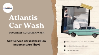 Does Self-service Car Washing Make Sense?