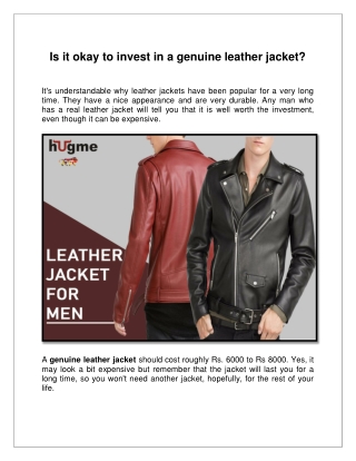 best leather jacket