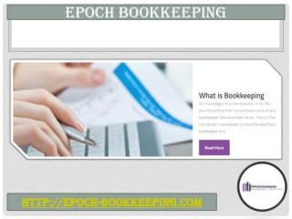 Searching For Online Bookkeeping Service - Epochbookkeeping