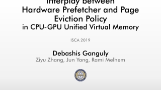 Interplay between Hardware Prefetcher and Page Eviction Policy in CPU-GPU Unified Virtual Memory