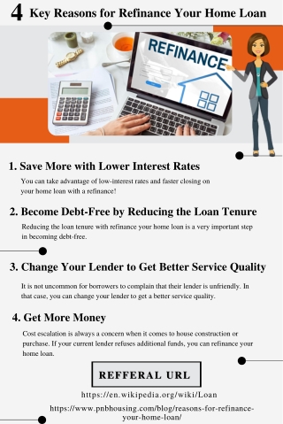 4 Key Reasons for Refinance Your Home Loan